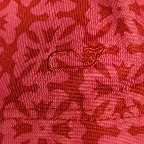 Vineyard Vines Shirt Womens Small Pink Long Sleeve Polyester Spandex Boat Neck - Picture 9 of 11